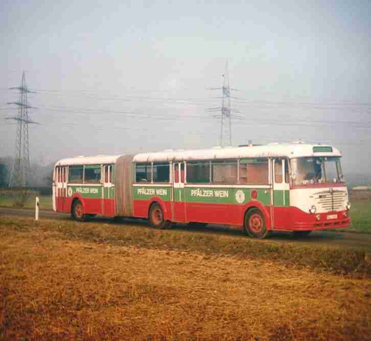 Büssing 6500 T Gelenkbus mit Vetter-Aufbau Bj. 1956