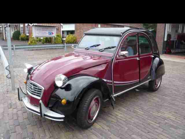 CITROËN 2 CV 6 Charleston schwarz/rot - Ente in gutem Allgemeinzustand