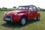 2CV 2 CV6 Club 1986 Rot TÜV 05 2015