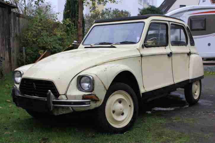 CITROEN DYANE Oldtimer 2cv Luxusente Ente Restaurationsobjekt Rarität