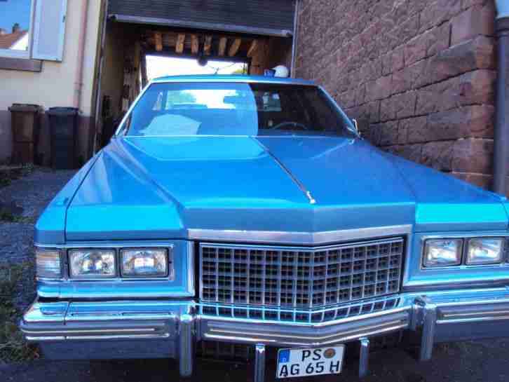 Cadillac Coupe De Ville Bj.76 Tüv 01.2018 H-Zul. Oldtimer Originalzustand 8,2L