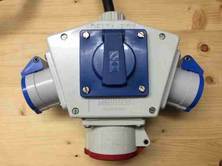 Camping Verteiler Mennekes Deltabox