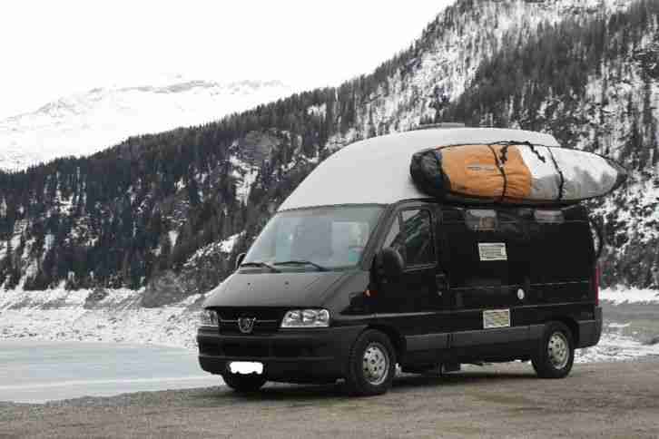 Camping- und Surfbus Peugeot Boxer HDI 2,8 mit Hochdach SCA