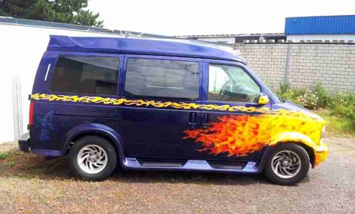 Chevrolet Astro Conversion Van,High Top Vollausstattung ,Airbrush Design