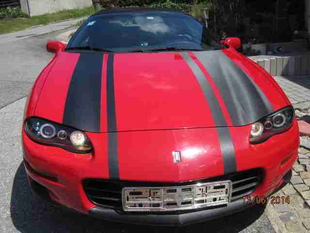 Chevrolet Camaro Cabrio mit V8 Sound nur 29.089 KM ! - und vielen neuen Teilen !