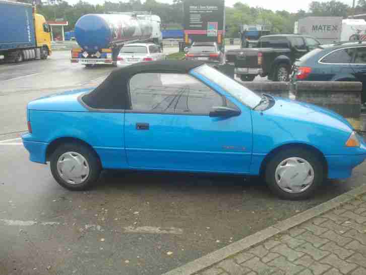 Chevrolet Geo Metro Cabrio, 54 PS, 3 Zylinder, sparsam,