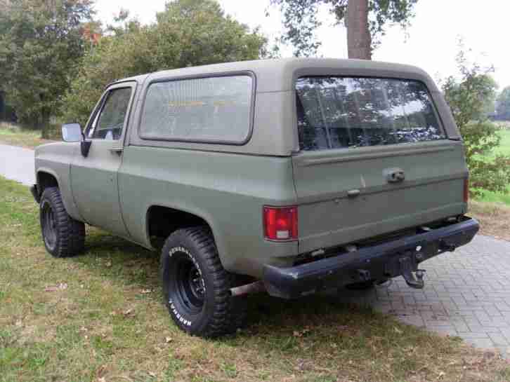 Chevrolet M1009 ex-army Blazer Diesel oldtimer 1985 (bastler?)