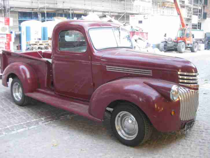 Chevrolet Pick Up BJ 1941 selten V 8 350 350 Street Rod Hot Rod Unfallschaden!