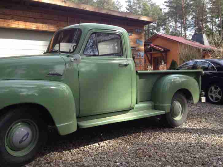 Chevrolet pickup 3100 1955 short bed stepside H-Kennzeichen & TÜV Chevy incl V8