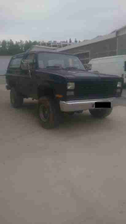 Chevy Blazer Ex-Army, 6.2L Diesel, TÜV!