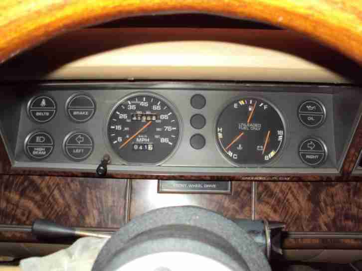 Chrysler LeBaron Cabrio K-Body 1986 Oldtimer