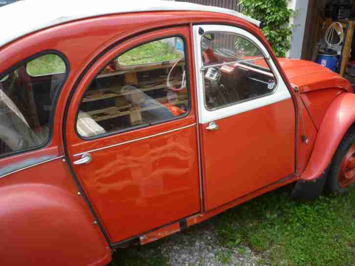 Citroen 2 CV 6 Rot Ente BJ 1984 Bastlerfahrzeug - Mindestpreis gesenkt