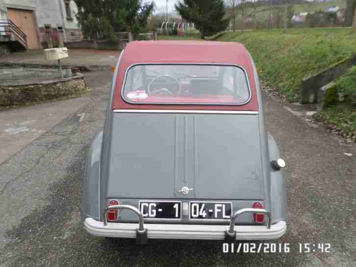 Citroen 2 CV AZAM 6 Volt Bj 1963 Selbstmördertüren Komplett Restauriert A bis Z