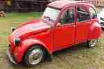 Citroen 2 CV Ente Rot guter Zustand