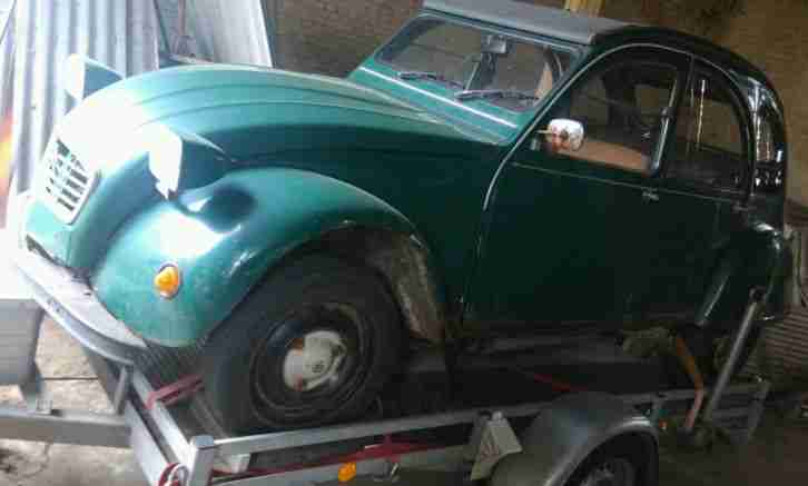 Citroen 2CV, Ente, Oldtimer, Cabrio