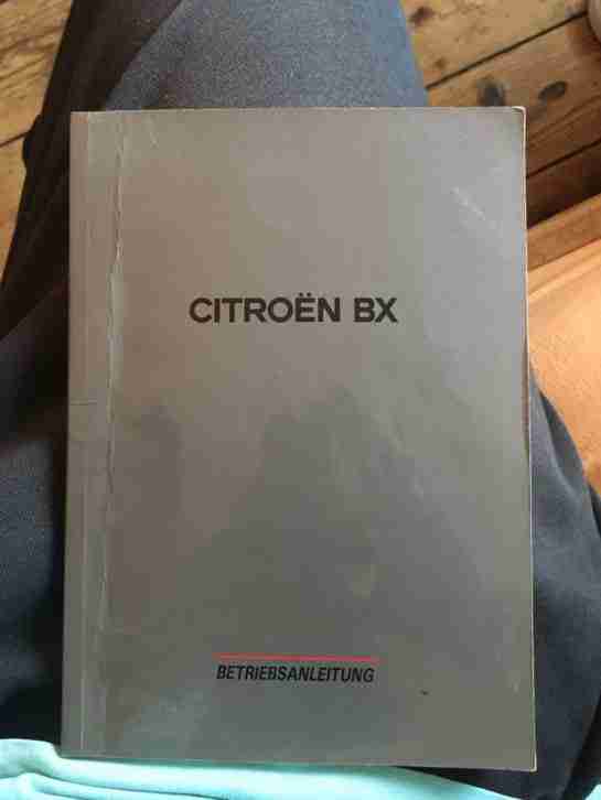 Citroen BX Betriebshandbuch