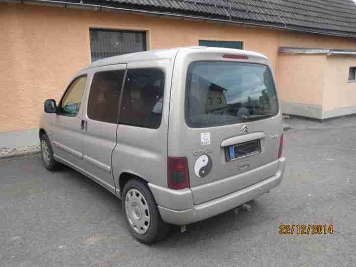 Citroen Berlingo 1,6 16V, 109 PS, Bj 2003, 192Tkm, Metallic- Lack, So+Wi Räder