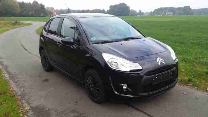 Citroen C3 1.4 Tendance Schwarz Klima Tüv 08/17