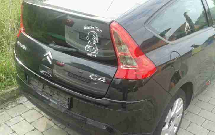 Citroen C4 VTS schwarz 1,6l Benzin *Bi Xenon , Alu, Teilleder usw.*