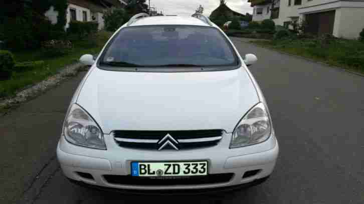 Citroen C5 2.0HDI Kombi Weiss Bj.2003