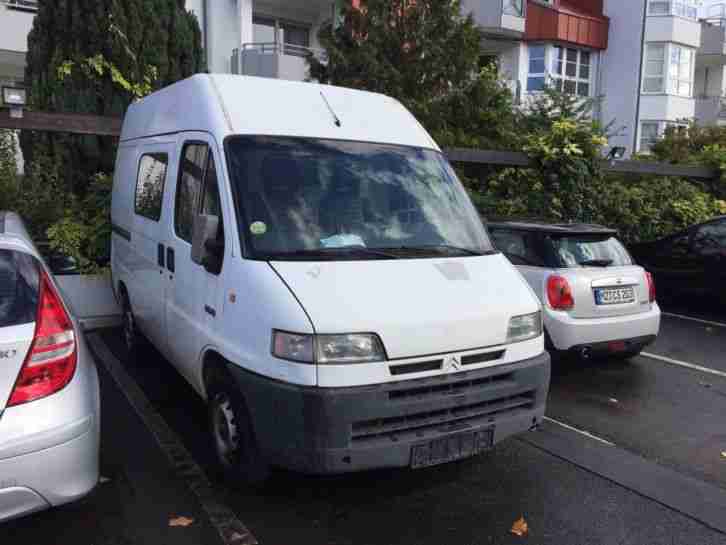 Citroen Jumper Hochdach Kurz 230L,2.5 Tdi, 79 KW,Bj1998,AHK Gelbe Plakette