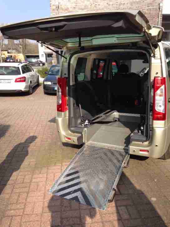 Jumpy ROLLSTUHL Fahrer Transport, Rampe,