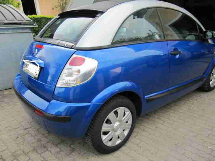 Citroen Pluriel Cabriolet-Limousine C3, Blaumetallic / Silber, nur 72278 Km