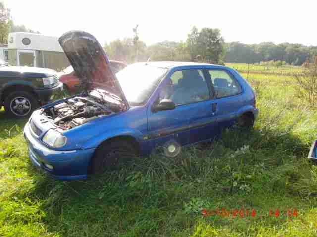Citroen Saxo Blau VTS 1,4L Bastler