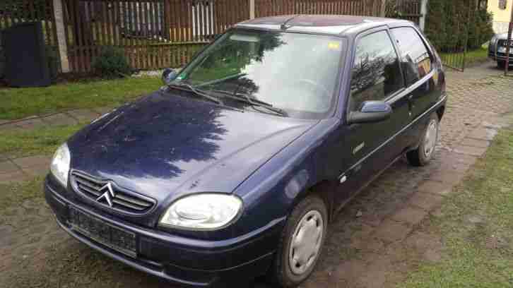 Citroen Saxo Chrono 44KW ez.12.2000 Klima Servo Zv. E.Fenster