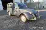 Wellblechente Oldtimer 2 CV Kastenente mit
