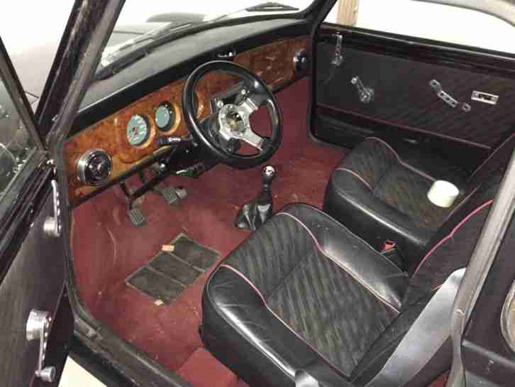Classic Rover Mini 1300 Breitbau, 8x13 PLS Felgen, 73 PS Cooper S Zylinderkopf