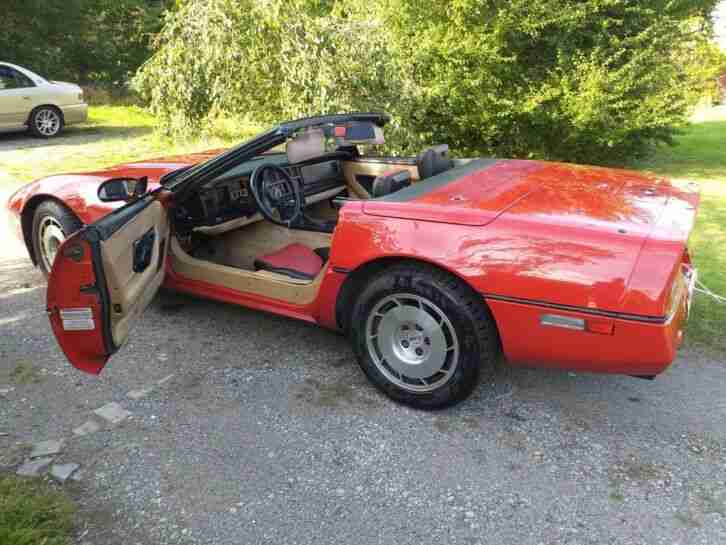 Corvette C4 Cabrio guter Zustand Tüv und H-KZ,Viele neu Teil Oldtimer