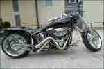 Custom Motorrad. Harley Davidson Fat Boy FLSTF. Jahr