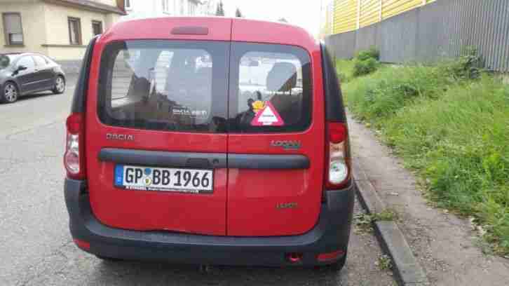 DACIA LOGAN Benzin 75370km Erstzulassung 04.2009 Rot Kombilimousine