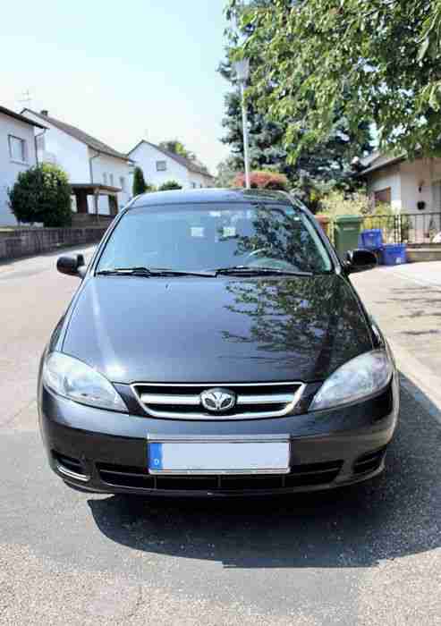 DAEWOO LACETTI 1,4 schwarz metallic 5 Türen mit TüV Winterreifen Sommerreifen