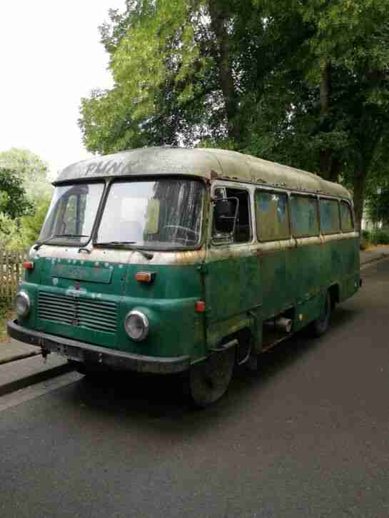 DDR ROBUR LO 3001 Bus Oldtimer. RESTAURIERUNGS OBJEKT