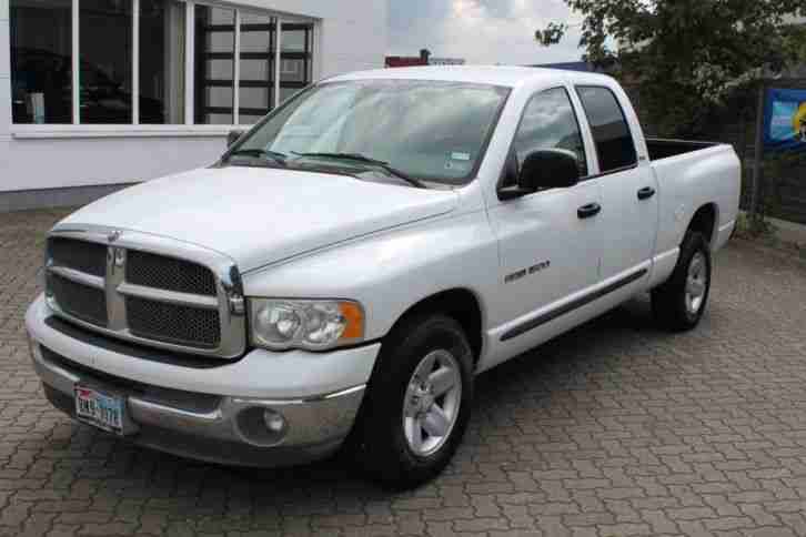 DODGE RAM 1500 SLT QUAD CABIN 4,7 MAGNUM AUTOMATIK 2002 , 2 HAND WEISS/GRAU