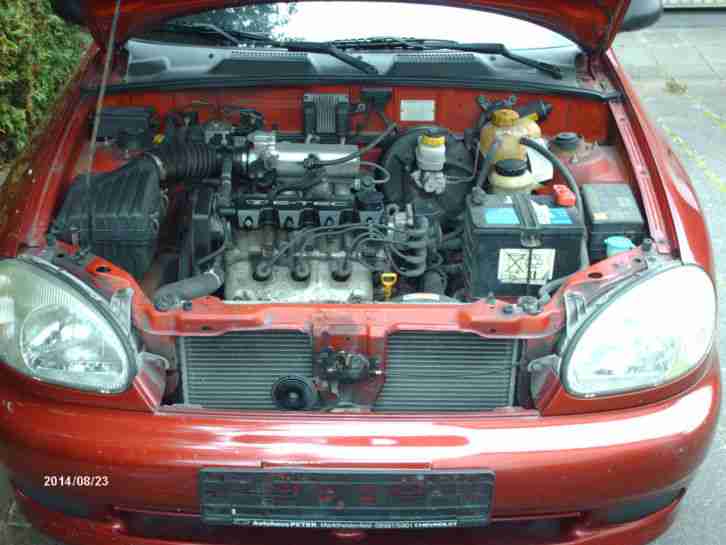  Daewoo Lanos Klat 1,4 Cool, 5Türer+Klima Tüv/AU 5/15 Rot Met. 55KW,EZ 01.2002