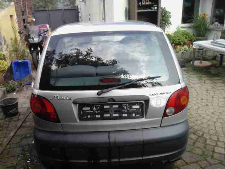 Daewoo Matiz 0,8 ltr 38 kw Bj 2003 ohne Tüv zum herrichten oder schlachten