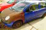 Matiz Bj.2003 HU 02 16 als Ersatzteilspender