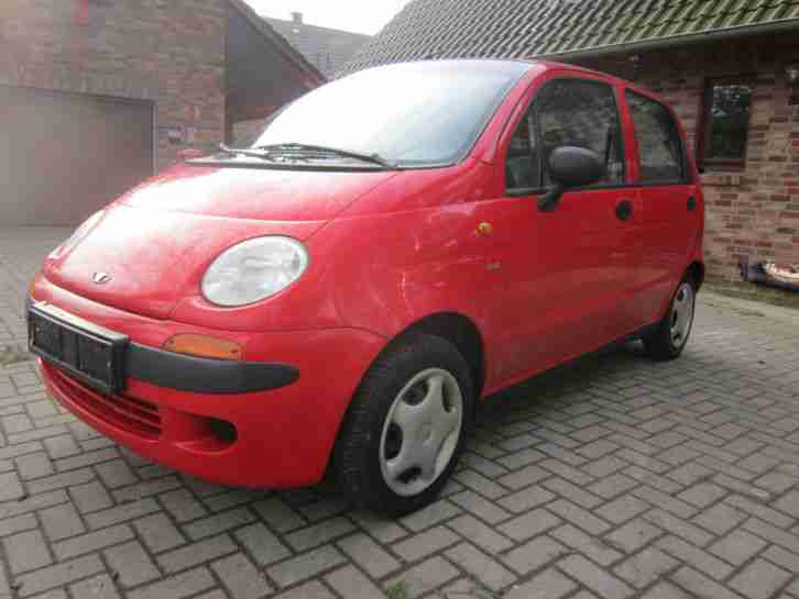 Daewoo Matiz Kleinwagen Tüv neu 1/2017 Auspuff neu gepflegt ZV. Servo. E-Fenster