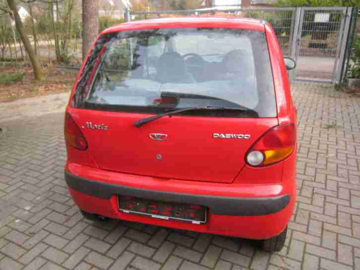 Daewoo Matiz Kleinwagen Tüv neu 1/2017 Auspuff neu gepflegt ZV. Servo. E-Fenster