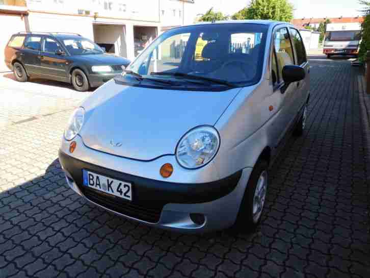 Daewoo Matiz SE 0,8 Klima 8fach bereift TÜV neu 5türig 68 TKM EZ 2001