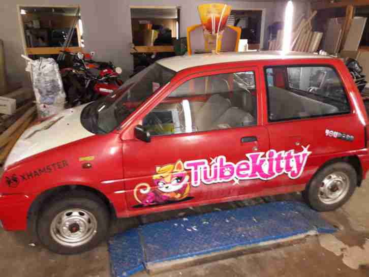 Daihatsu Cuore L201 Porn Car Rot 41PS 650KG Tüv 03.2018 Sexy Porno Auto 56500KM