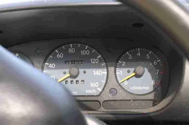Daihatsu Cuore L7 L701 als Bastlerfahrzeug, Alufelgen, Heckspoiler 231,000 km