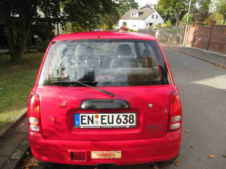 Daihatsu Cuore L701 rot, 106tkm, super zuverlässig, EZ 02, TÜV 8.15,