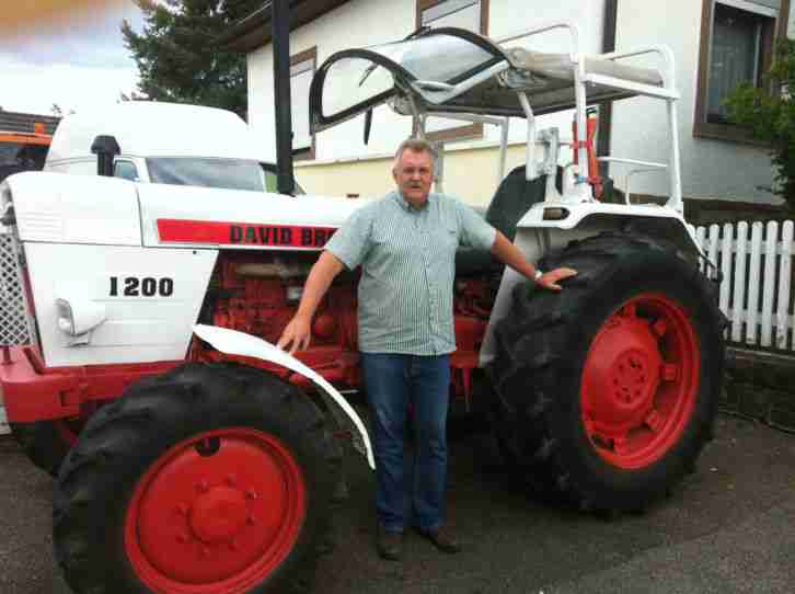 David Brown 1200 GAFA Allrad Traktor Oldtimer