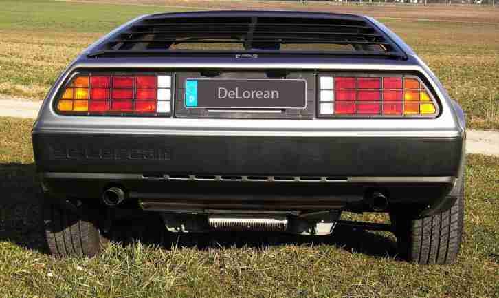 DeLorean DMC12 TÜV H-Kennzeichen Back To The Future BJ 1982