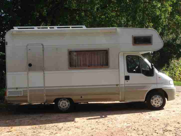 Dethleffs Fiat Ducato Wohnmobil Caravan 1. Hand Nichtraucher TÜV Mai 2017