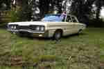 Dodge Polara 6, 3l V8 Black Plate